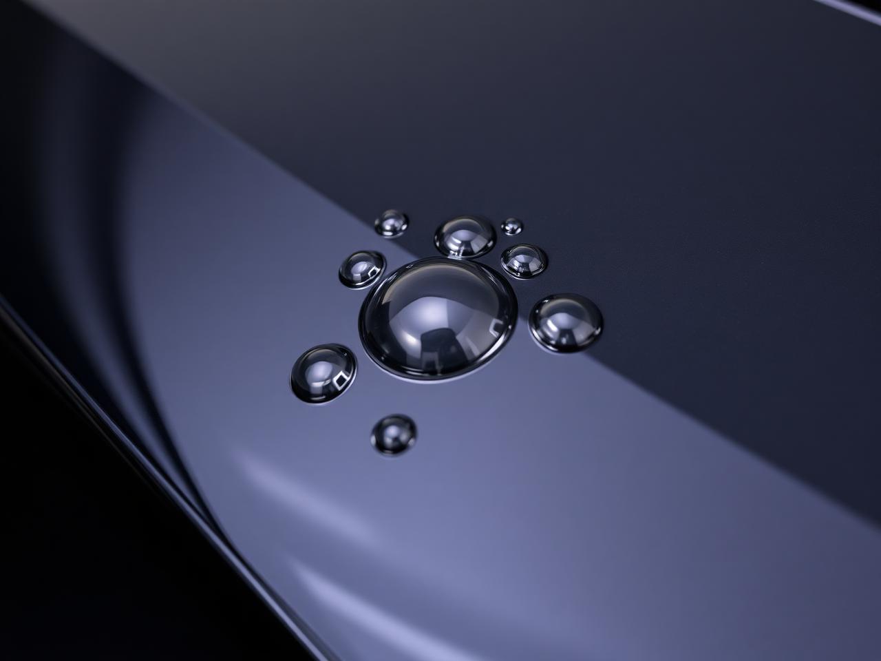 Ceramic coating water beading on glossy paint
